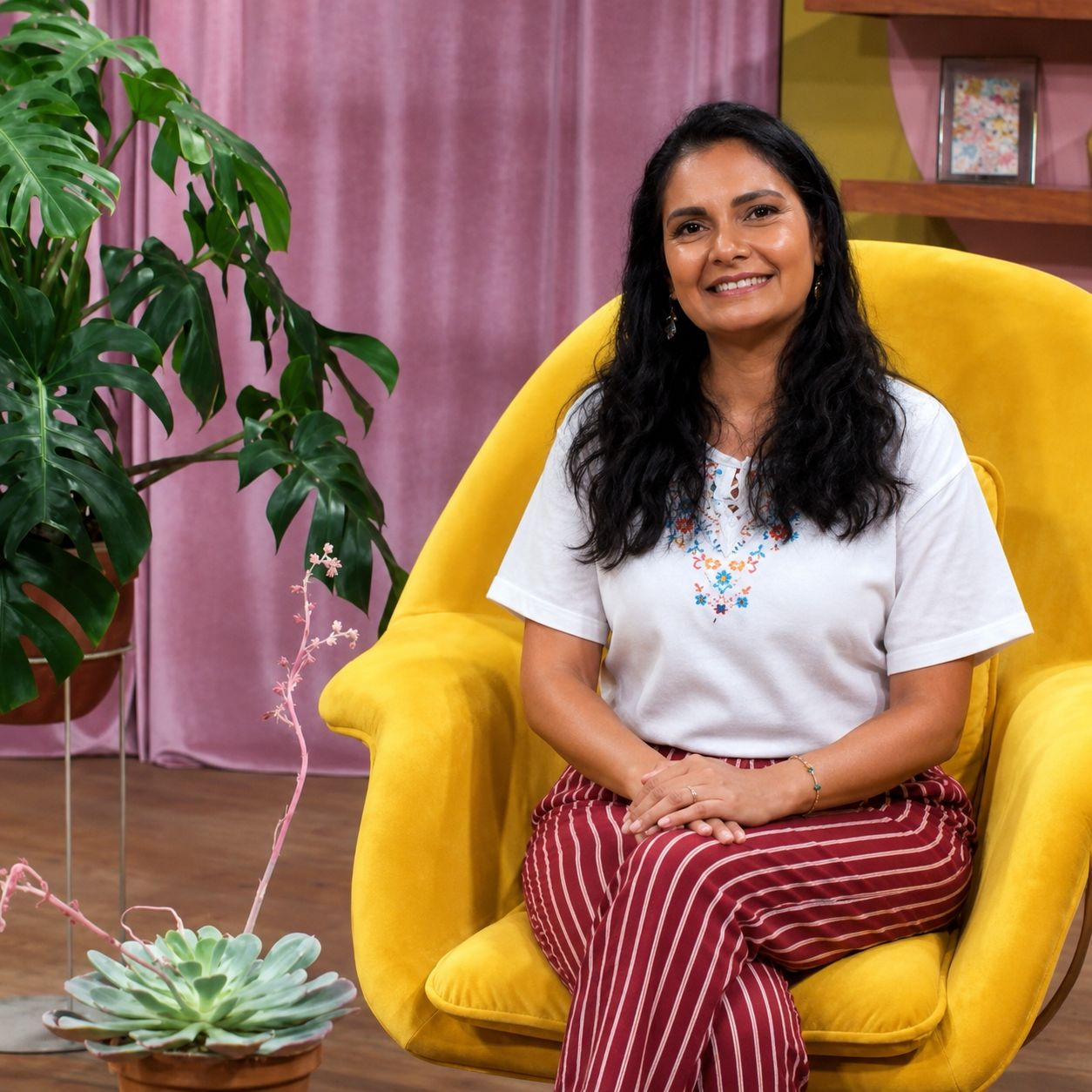 Silvia Ochoa sonriendo